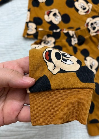 LCW Baby Mickey Mouse Baskılı Erkek Bebek Pijama - Görsel 4