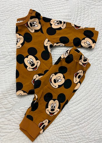 LCW Baby Mickey Mouse Baskılı Erkek Bebek Pijama - Görsel 3
