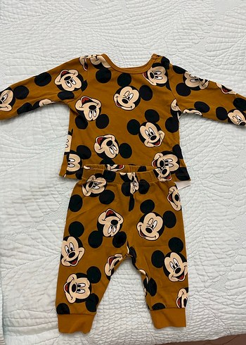 LCW Baby Mickey Mouse Baskılı Erkek Bebek Pijama - Görsel 2