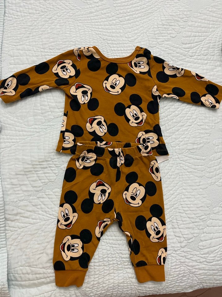 LCW Baby Mickey Mouse Baskılı Erkek Bebek Pijama - Görsel 2
