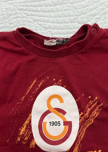 Galatasaray Baskılı Erkek Bebek Kırmızı Takım - Görsel 3