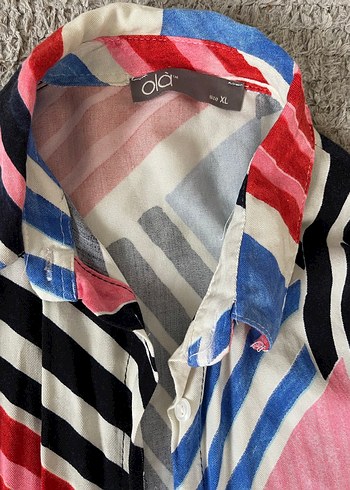 Bohem bağlama desenli gömlek - Görsel 2