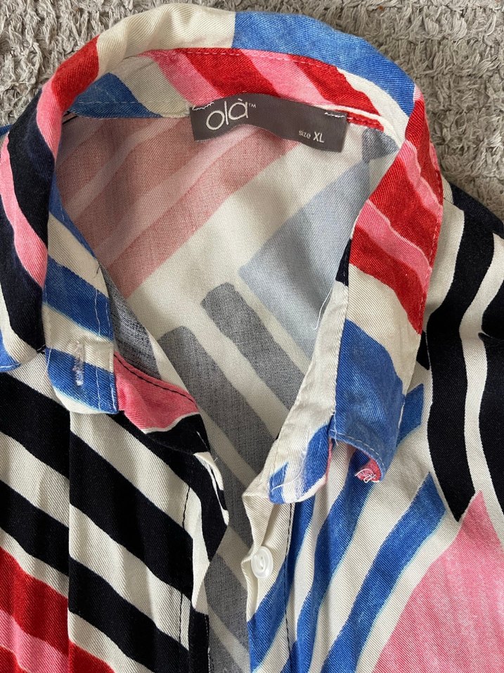 Bohem bağlama desenli gömlek - Görsel 2