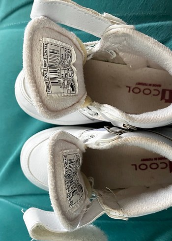 Kız Çocuk Beyaz Cırtcırtlı Spor Ayakkabı - Görsel 5