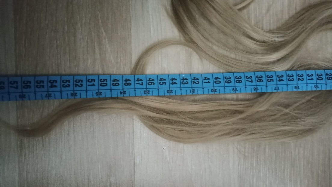 peruk Bej Dalgalı Sentetik Saç Uzantısı - Görsel 2