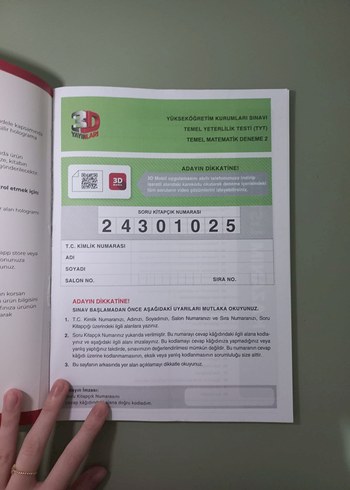  TYT Matematik Simülasyon Denemeleri 10'lu 3D Yayınları