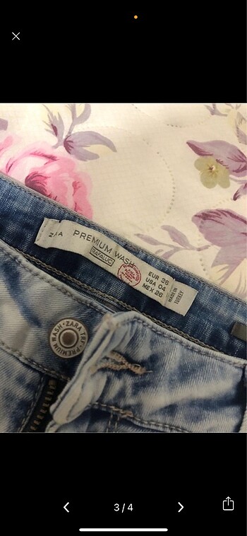 xs Beden çeşitli Renk Zara jeans