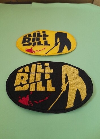universal Beden sarı Renk Kill Bill patch