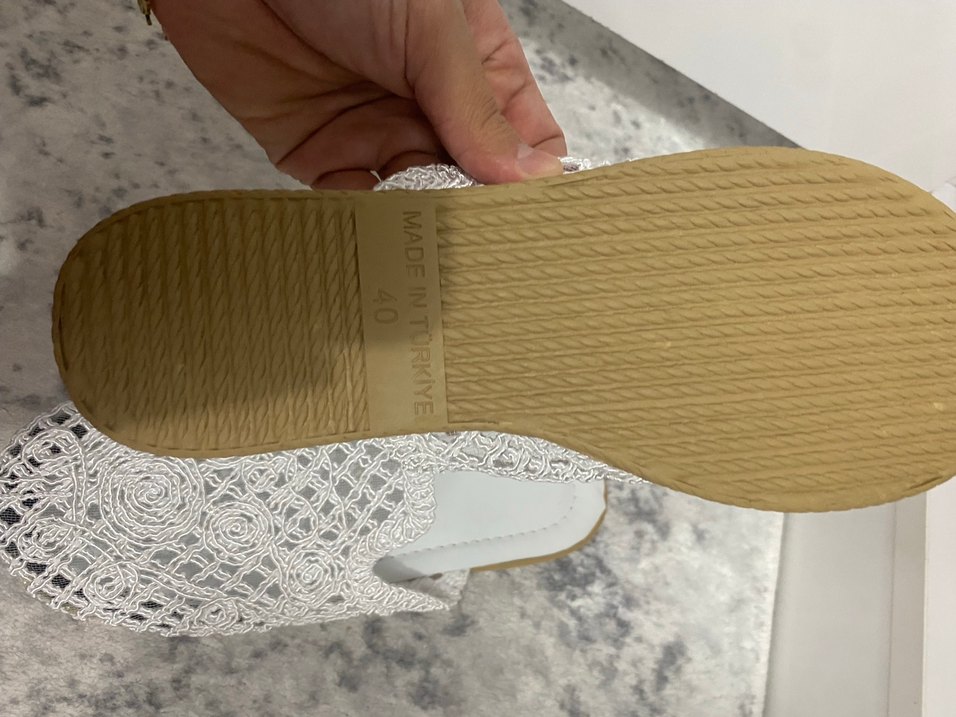 Dantel İşlemeli Bohem Kadın Terlik - Görsel 2