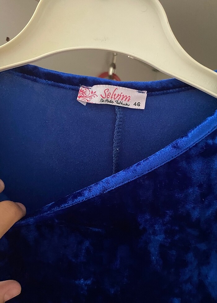 Kadife tunik - Görsel 4