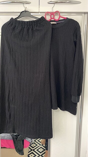 Triko etekli takım 2 beden 40-42 uyumlu - Görsel 3