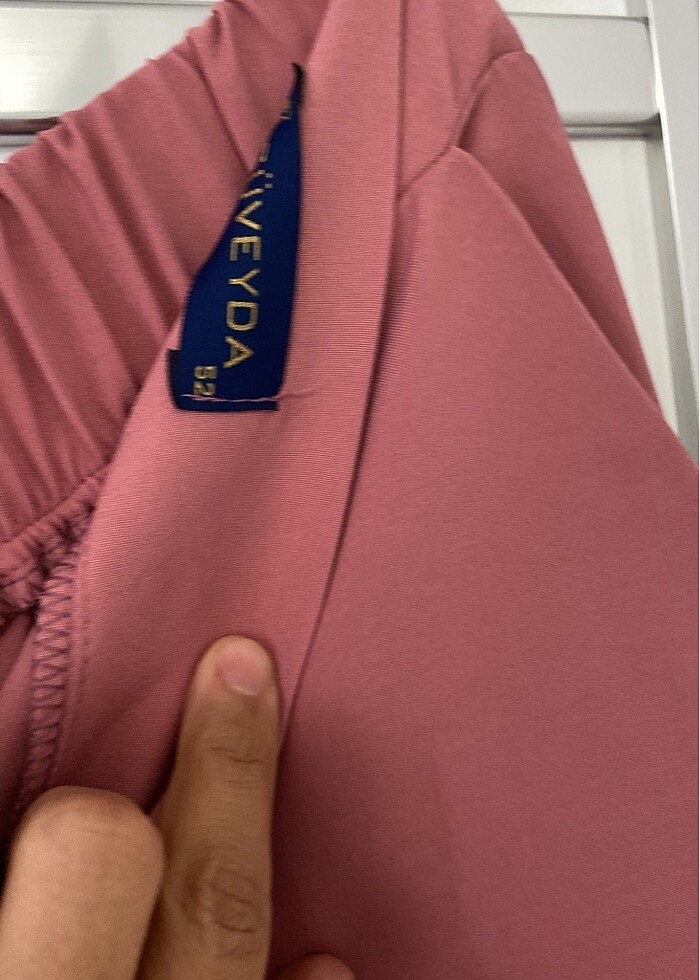 Süveyda krep pantolon dar kalıp - Görsel 2