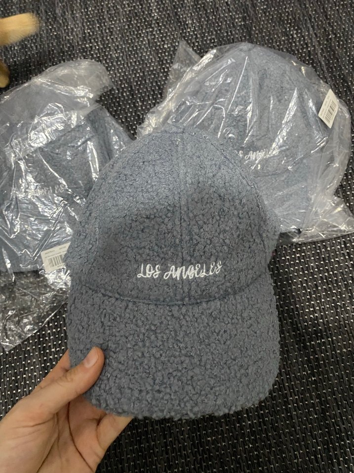 Defacto Kadın Gri Peluş Şapka bucket - Görsel 2