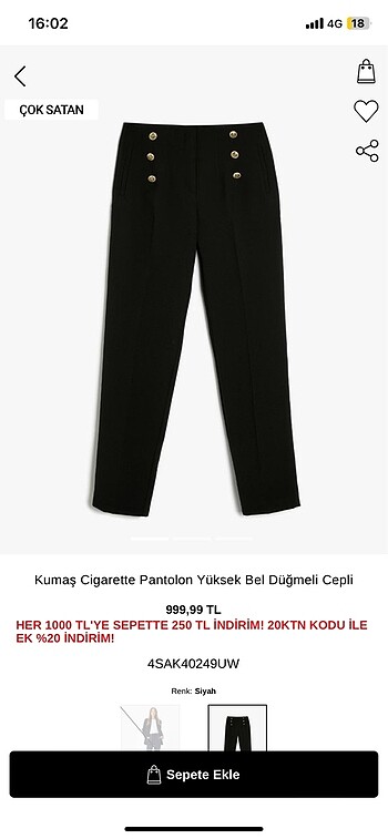 Koton Pantolon