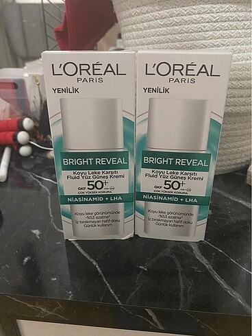 Loreal Güneş kremi 2li olarak 400 tldir