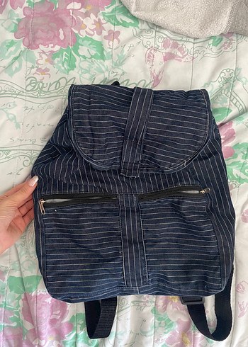 Levis Koyu Kot Cizgili Canta