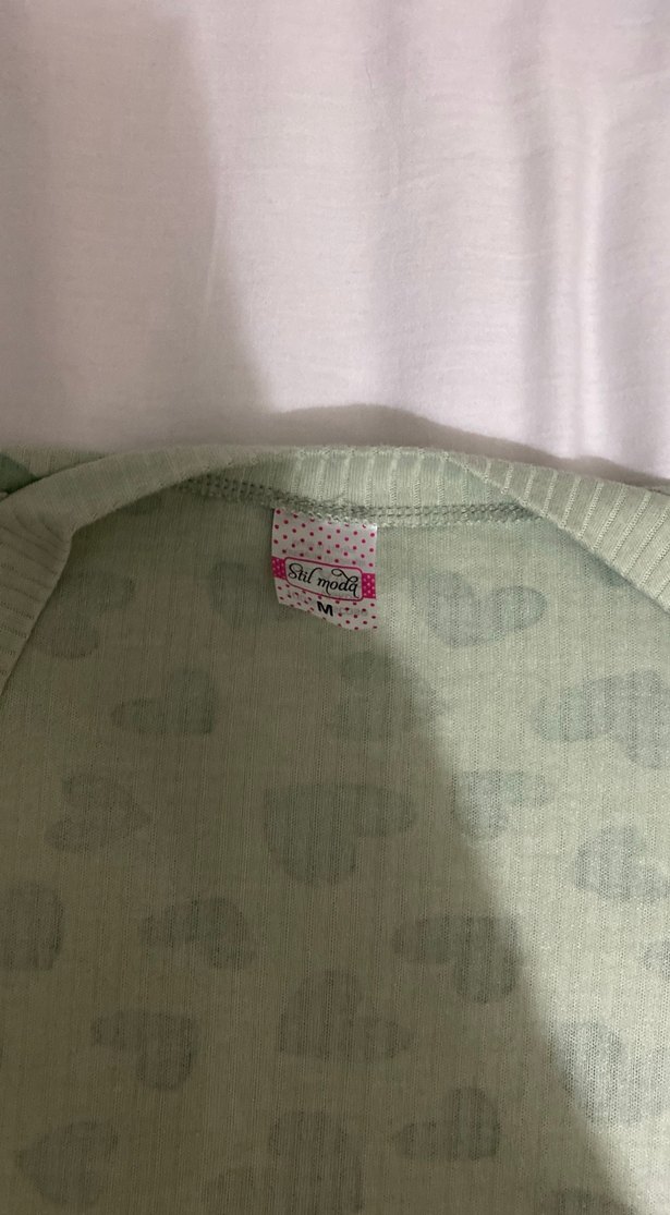 Yeşil Bohem Kısa Kollu Mini Pijama Takımı - Görsel 3