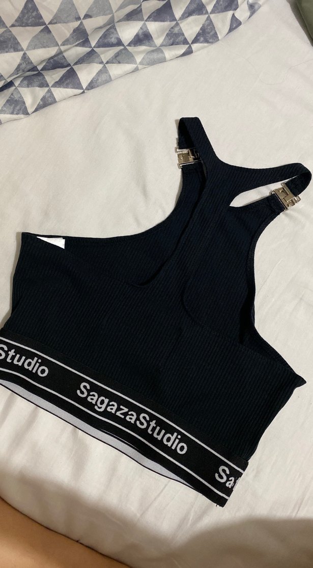 Siyah Baskılı Mini Bralet - Görsel 2