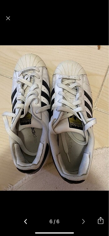 ADİDAS SUPERSTAR BEYAZ RENK - Görsel 6