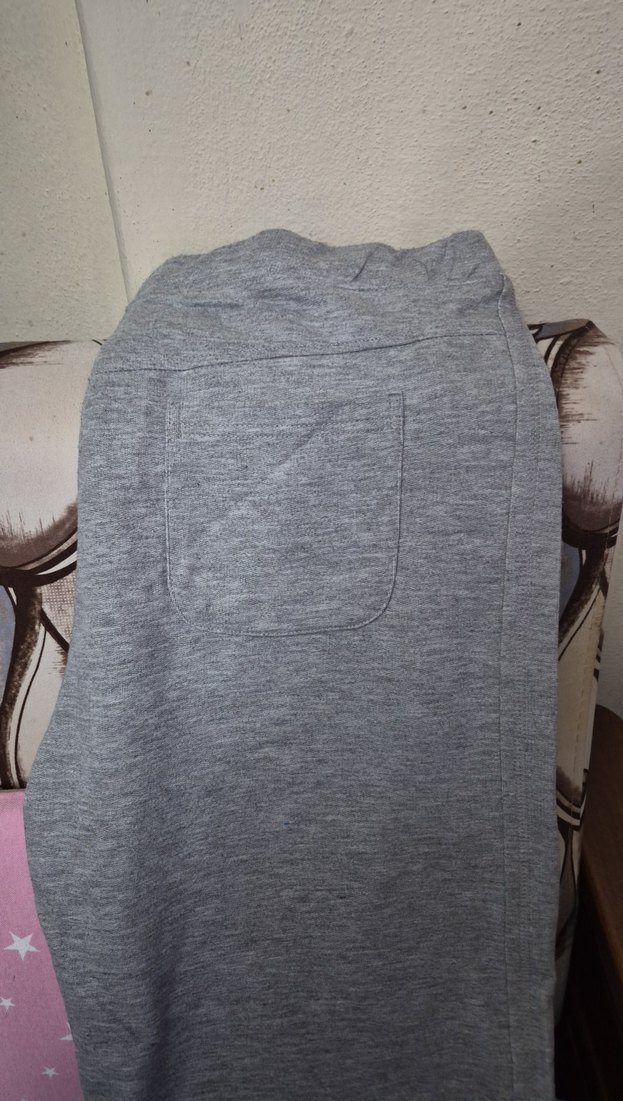 Gri Baskılı Rahat Kesim  Eşofman - Görsel 4