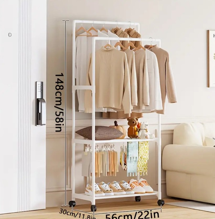 Camel Renkli Çok Katmanlı Elbise Askısı - Görsel 3