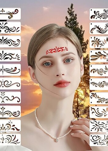 Yüz boyama şablonu - Görsel 3