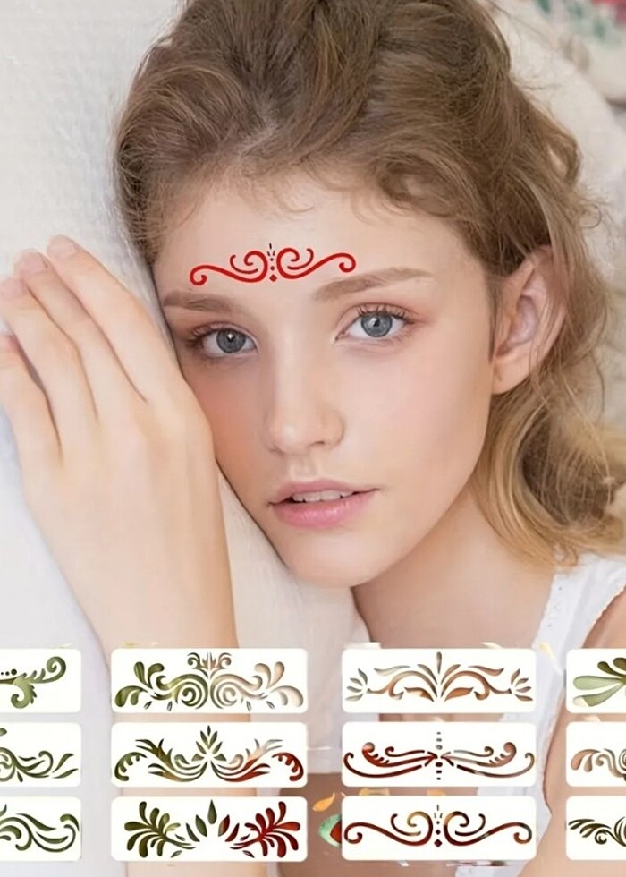 Yüz boyama şablonu - Görsel 2