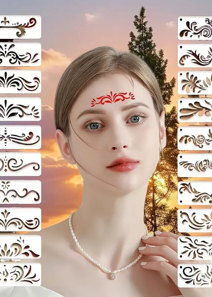 Yüz boyama şablonu - Görsel 3