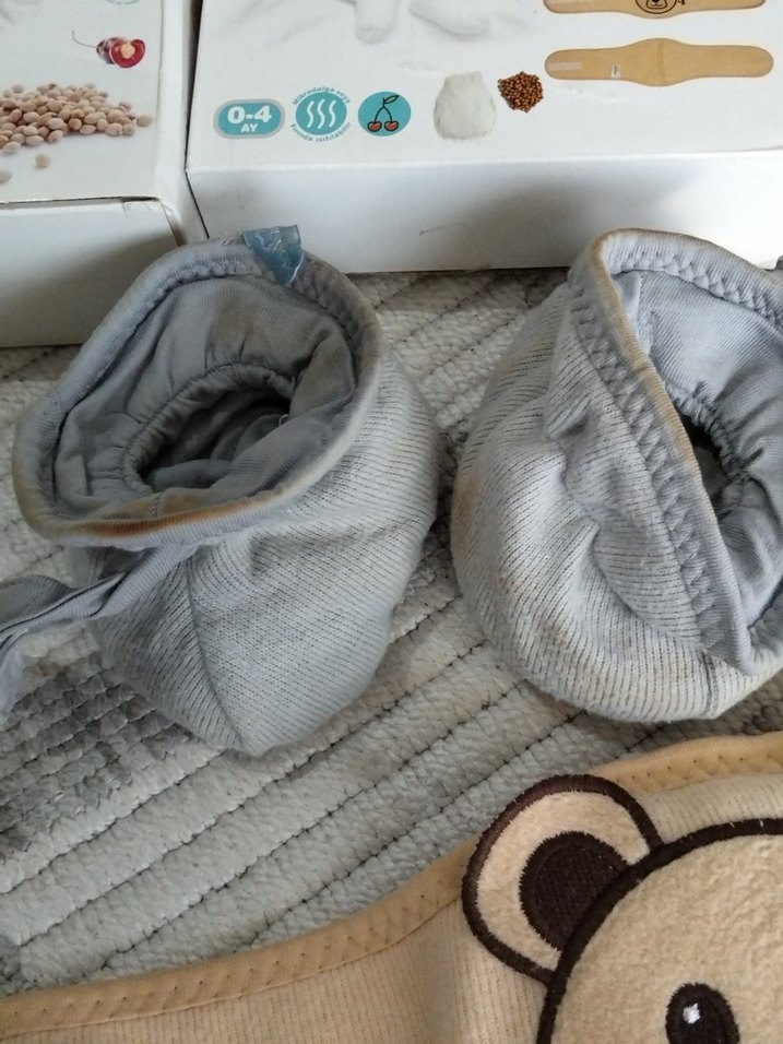 Bebek Gaz Giderici Patik ve Bandı Seti - Görsel 2