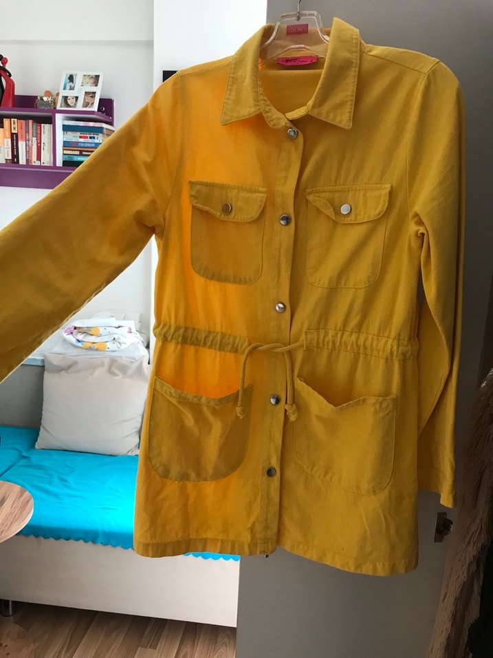 Defosuz sıkıntısız kot ceket - Görsel 3