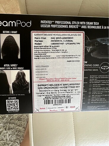 Beden Loreal steampod buharla düzlestirici