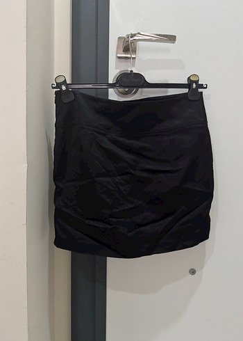 Adil ışık saten Mini Etek - Görsel 2