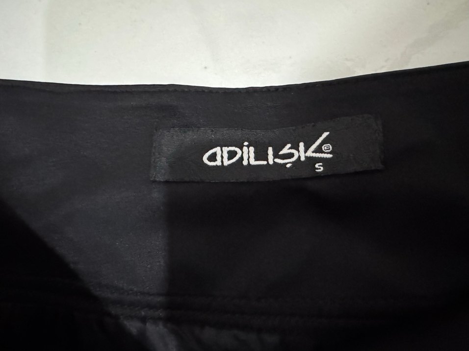 Adil ışık saten Mini Etek - Görsel 3