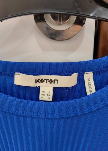H&M Kadın Lacivert Örgü Kolsuz Crop Atlet