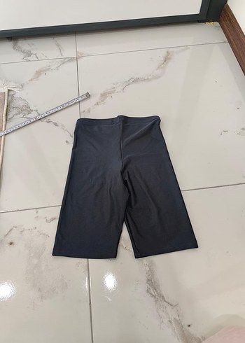 Siyah Mini Hamile Spor Şortu