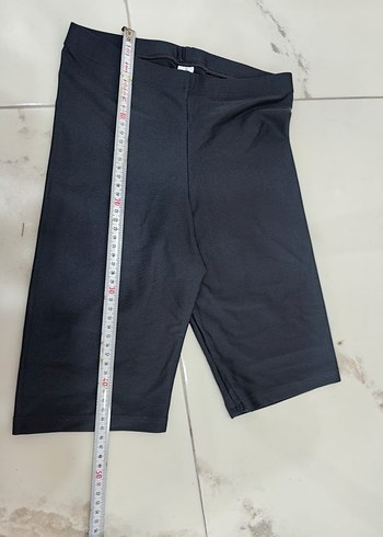 s Beden Siyah Mini Hamile Spor Şortu