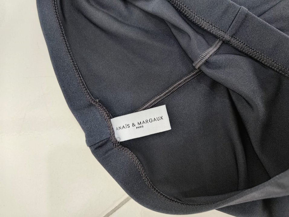 Siyah Mini Hamile Spor Şortu - Görsel 4