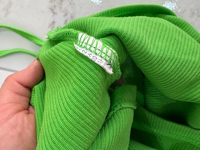 s Beden yeşil Renk Zara sıfır üst