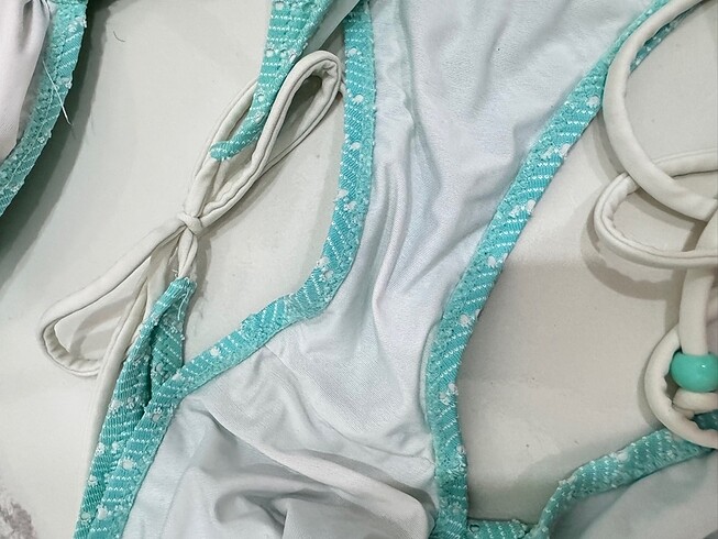 38 Beden turkuaz Renk Penti bikini takımı