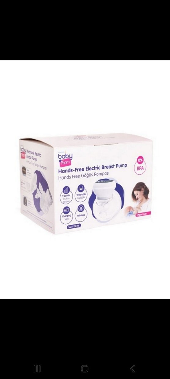 Eller Serbest Elektrikli Göğüs Pompası Beyaz - Görsel 3