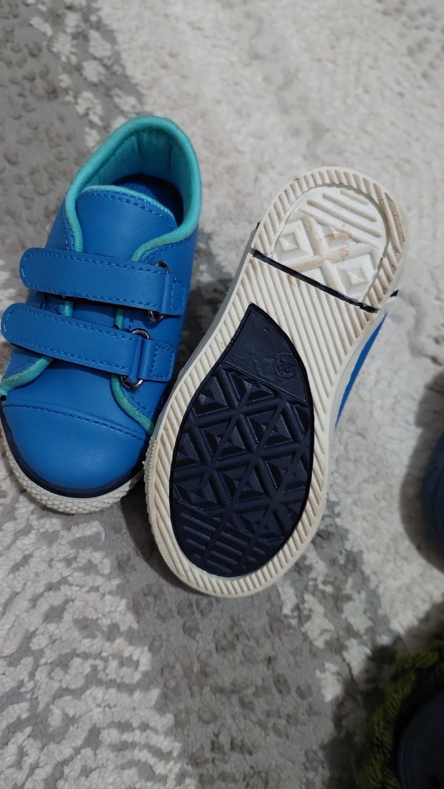 Mavi Erkek Çocuk Cırt Cırtlı Spor Ayakkabı - Görsel 3