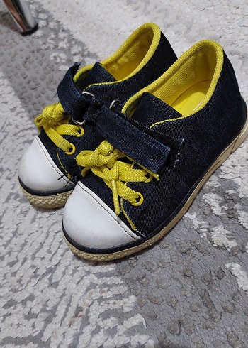 Sarı Bağcıklı Erkek Çocuk Spor Ayakkabı - Görsel 3