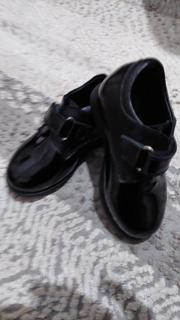 Kemerli Siyah Çocuk Özel Ayakkabı 21 numara - Görsel 3