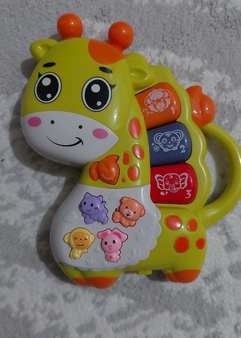 Renkli Zürafa Eğitici Oyuncak - Görsel 2