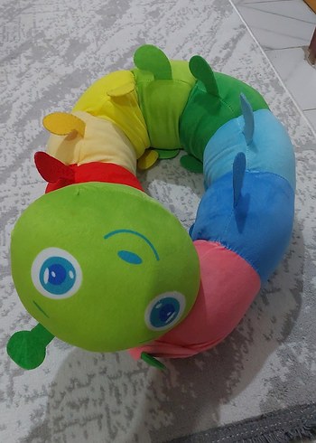 Renkli Peluş Tırtıl Oyuncak - Görsel 3