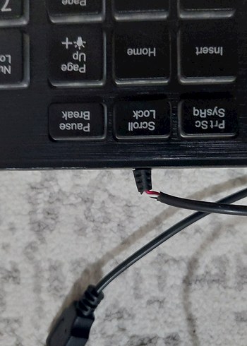 EVEREST Siyah Kablolu Klavye - Görsel 2