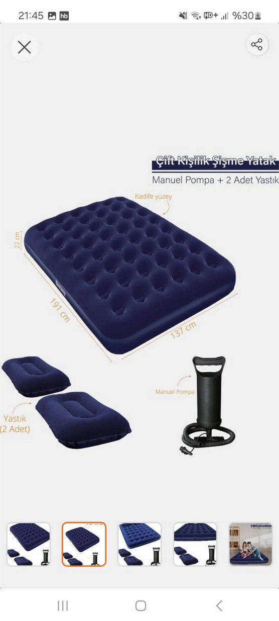 cift kisilik sisme yatak - Görsel 2