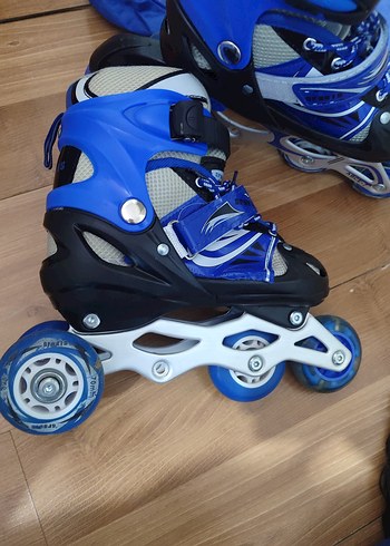 Mavi Erkek Kaykay Pateni, kask diğer aksesuarları mevcut - Görsel 2