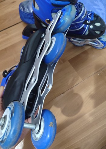 Mavi Erkek Kaykay Pateni, kask diğer aksesuarları mevcut - Görsel 3