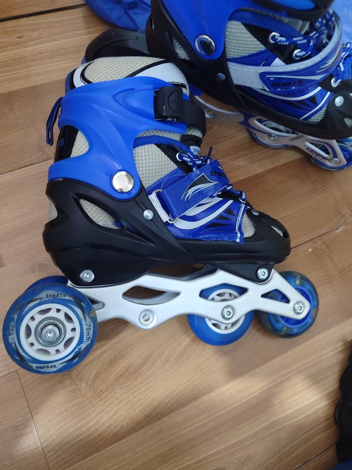 Mavi Erkek Kaykay Pateni, kask diğer aksesuarları mevcut - Görsel 2